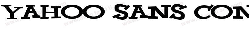 Yahoo Sans Cond Regular字体转换